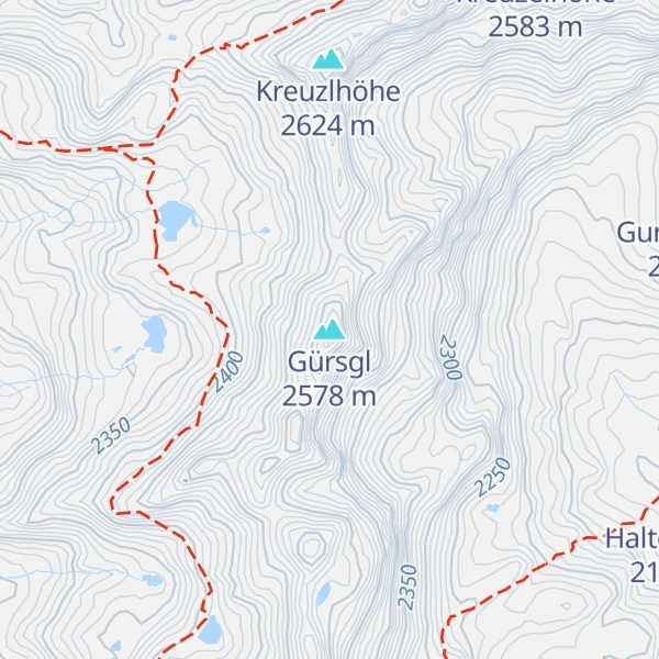 Map of Gürsgl