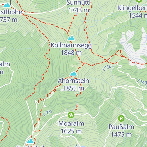 Map of Ahornstein