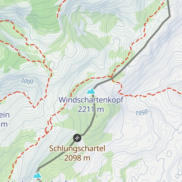 Map of Windschartenkopf