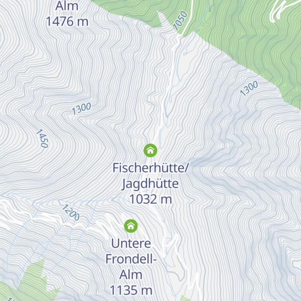 Map of Fischerhütte/Jagdhütte