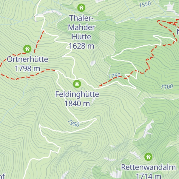 Map of Tofererhütte