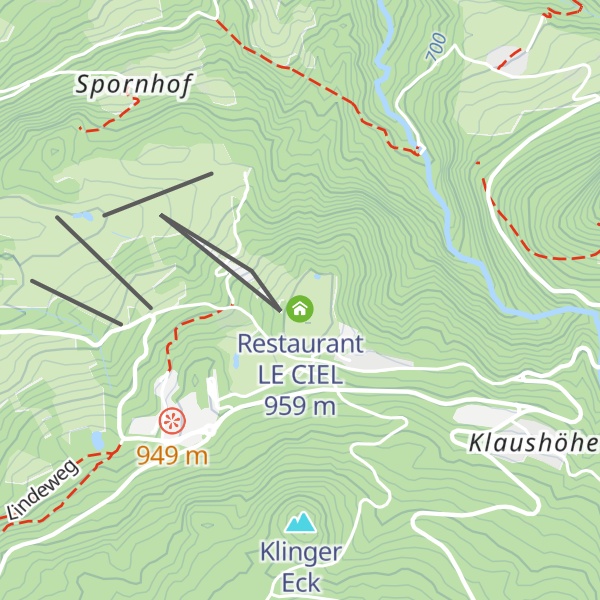 Map of Restaurant Johann Grill