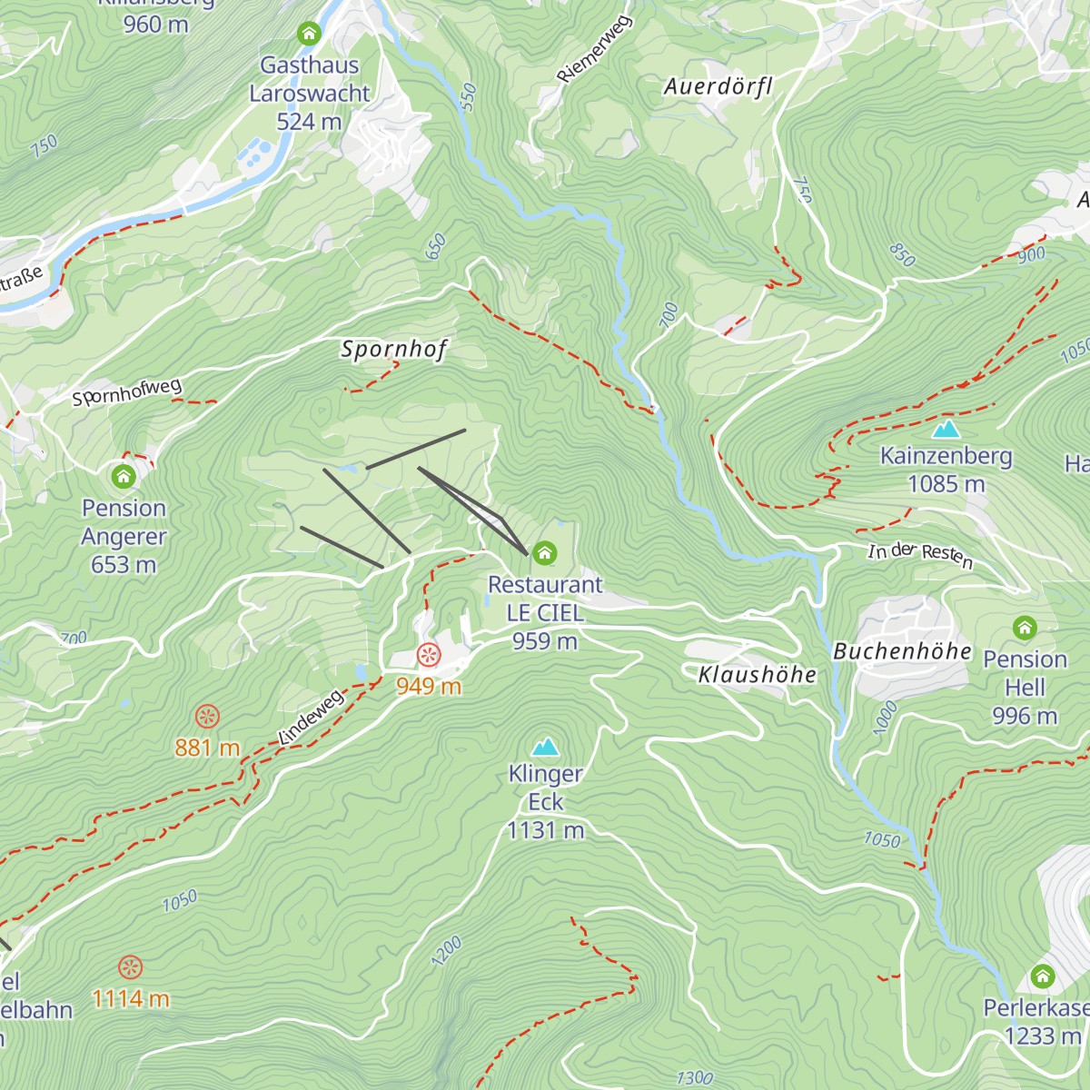 Restaurant Johann Grill map