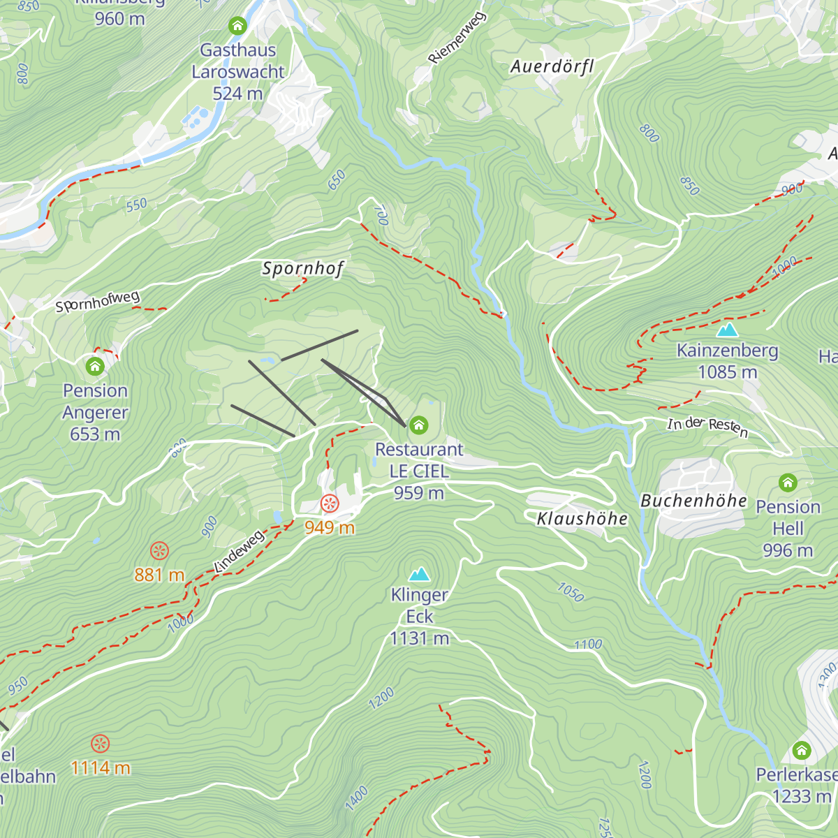 Restaurant Johann Grill map