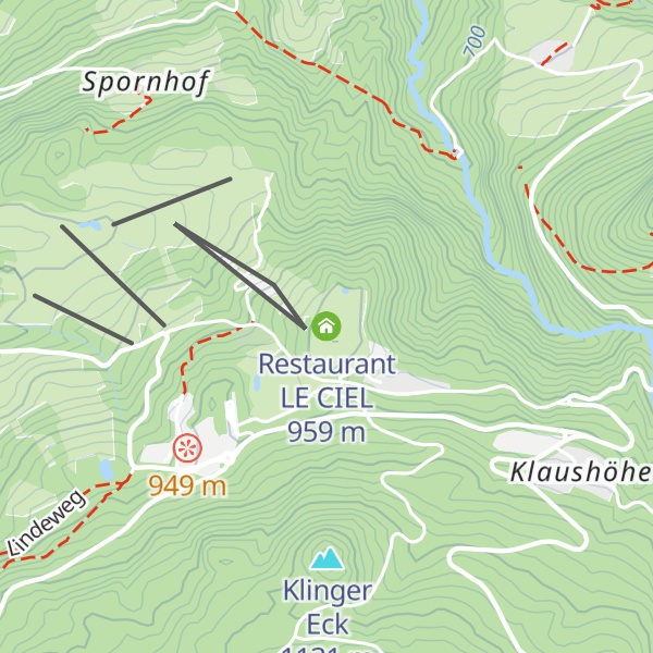 Map of Restaurant LE CIEL