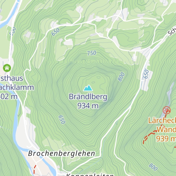 Map of Brändlberg