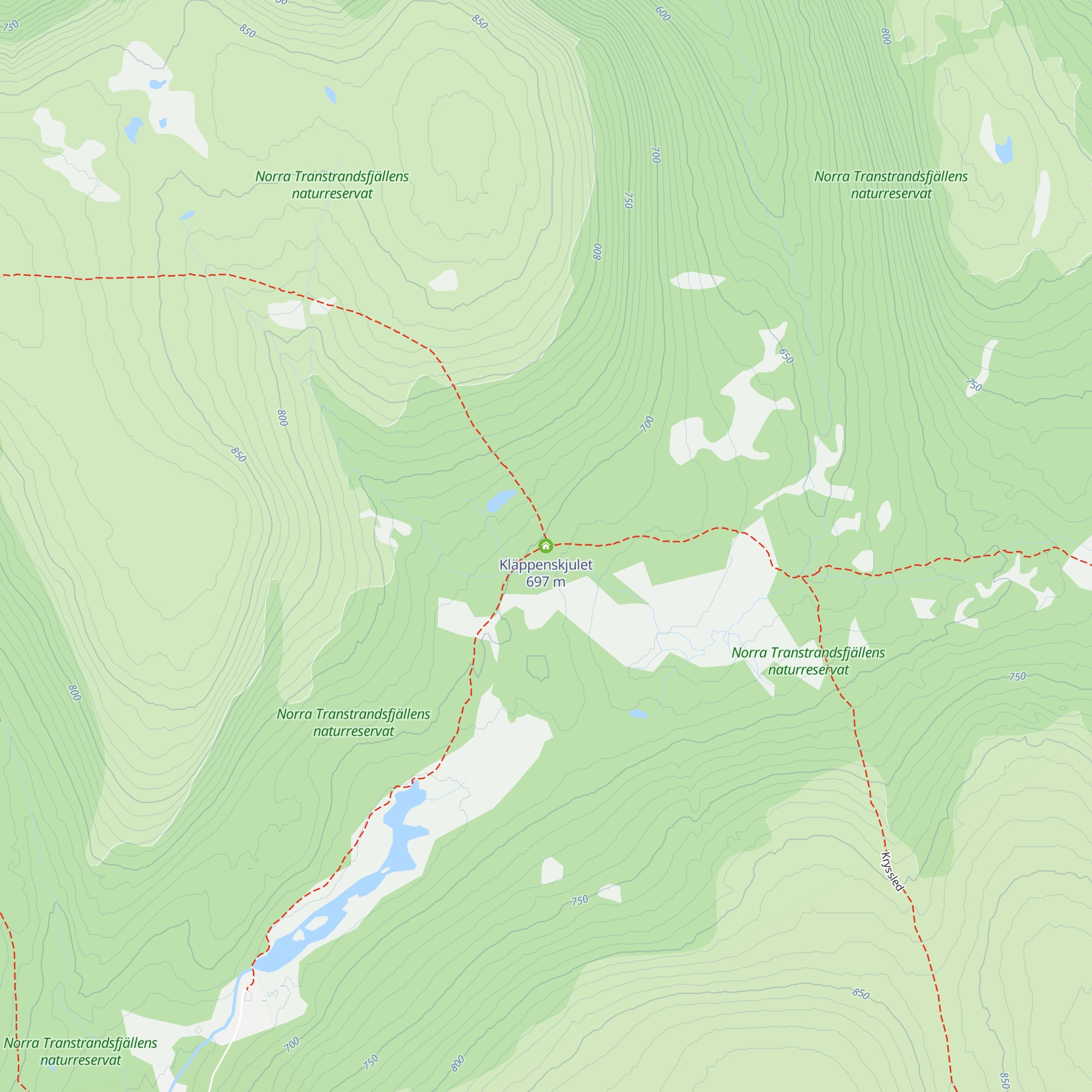 Kläppenskjulet map