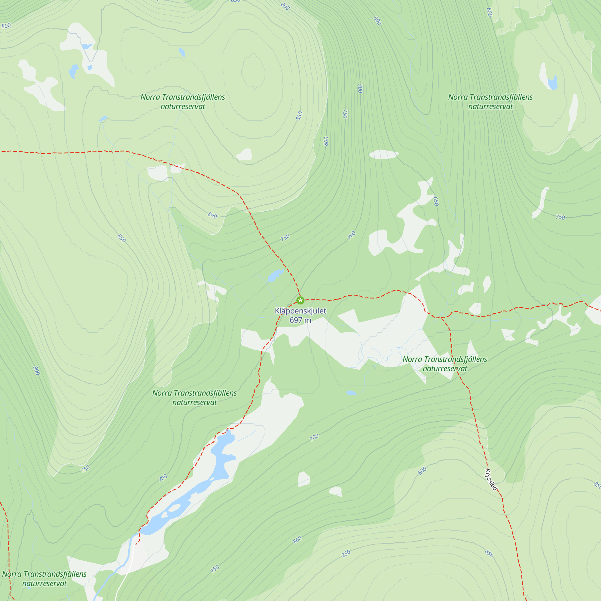 Kläppenskjulet map