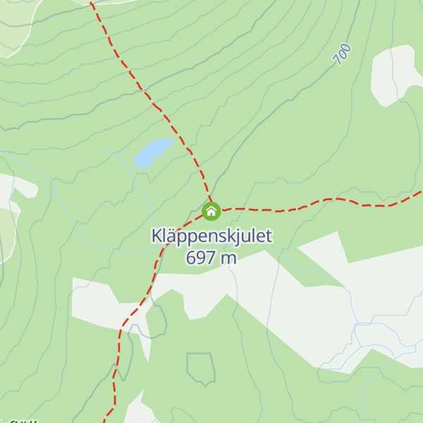 Map of Kläppenskjulet