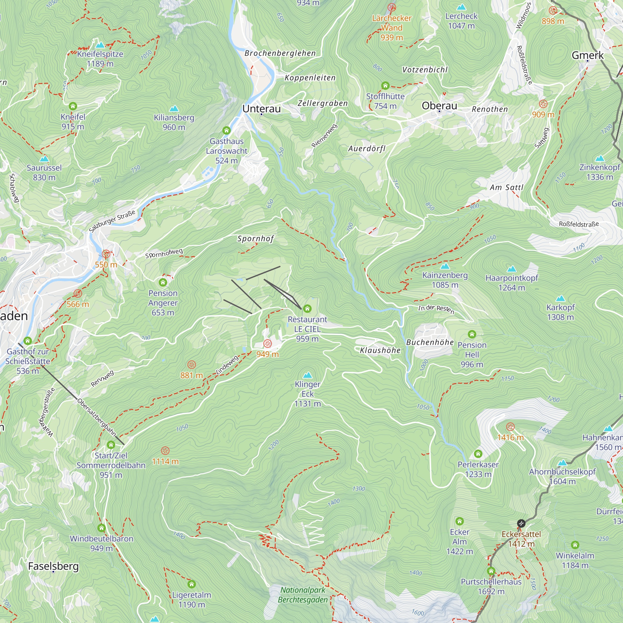 Kempinski Hotel Berchtesgaden map
