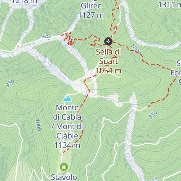 Map of Stavolo Cusin