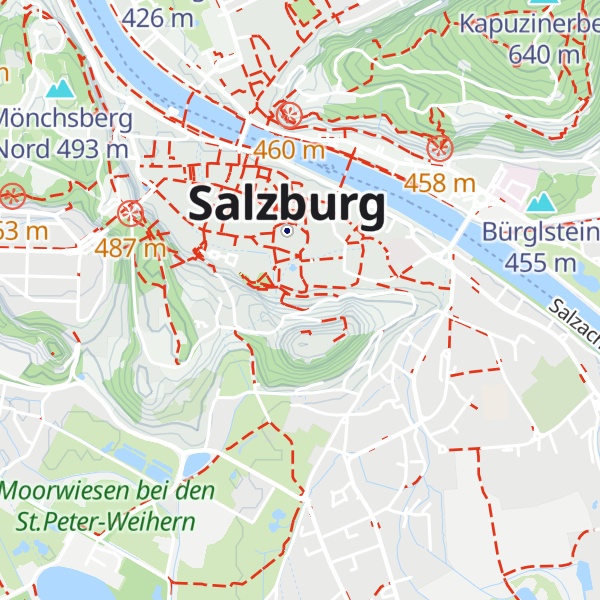 Map of Restaurant Stiegl-Keller