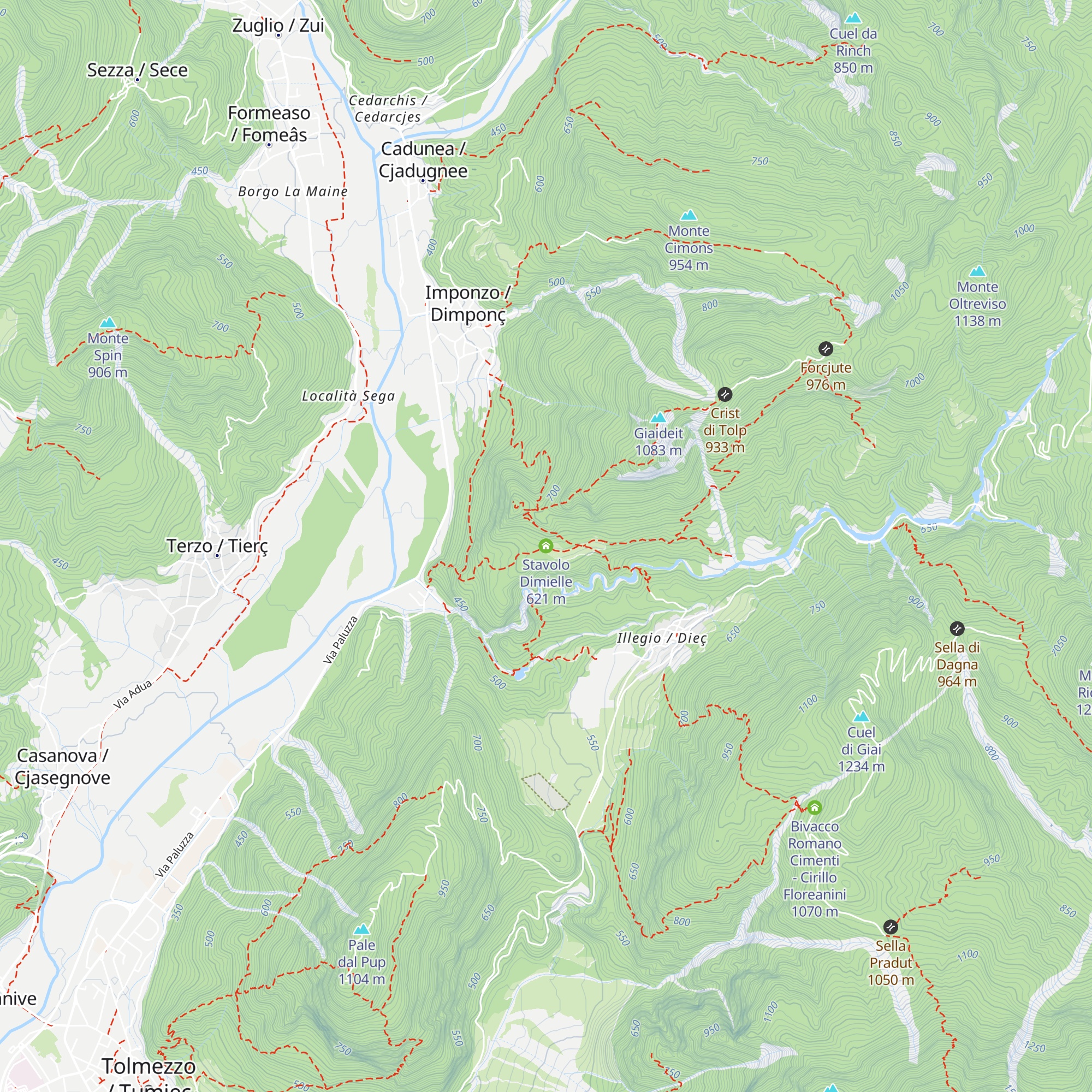 Stavolo Dimielle map