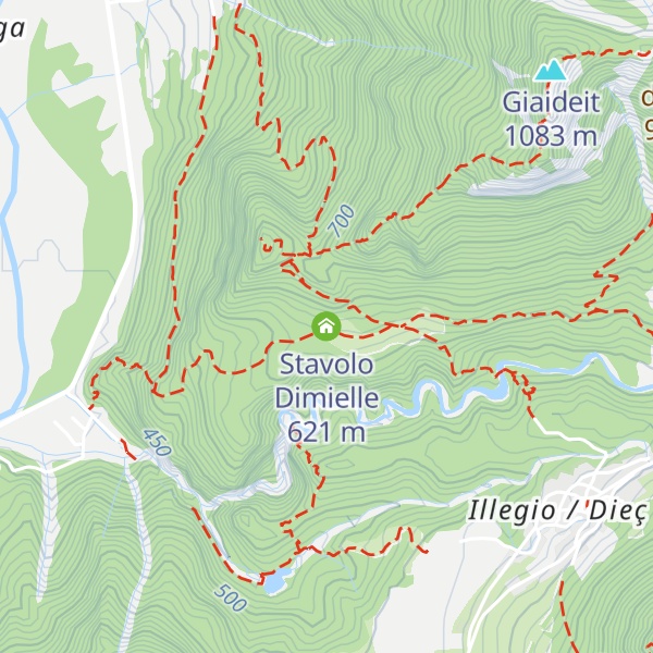 Map of Stavolo Dimielle