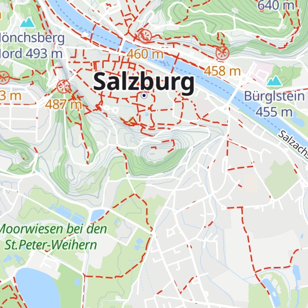 Map of Hohensalzburg Fortress