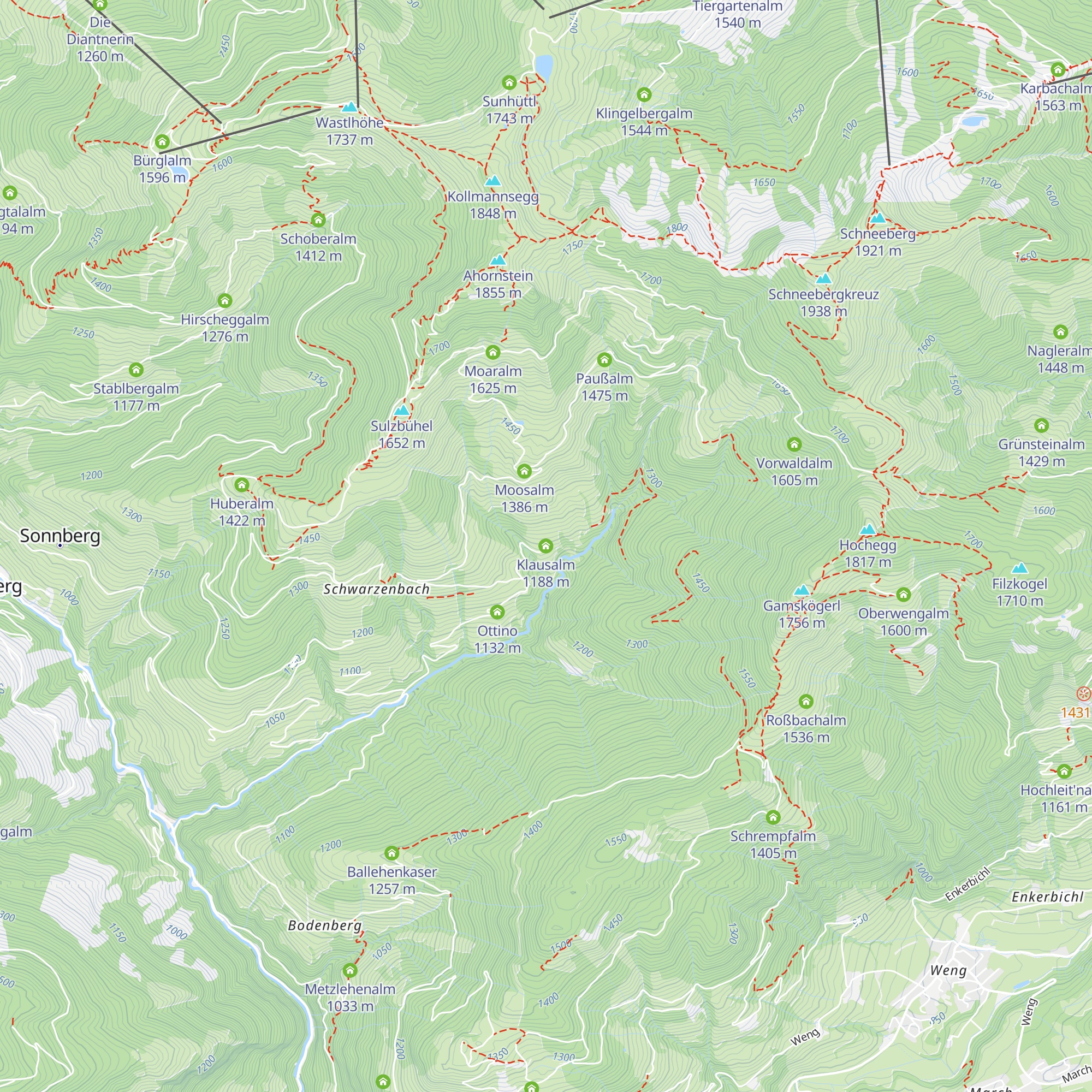 Klausalm map