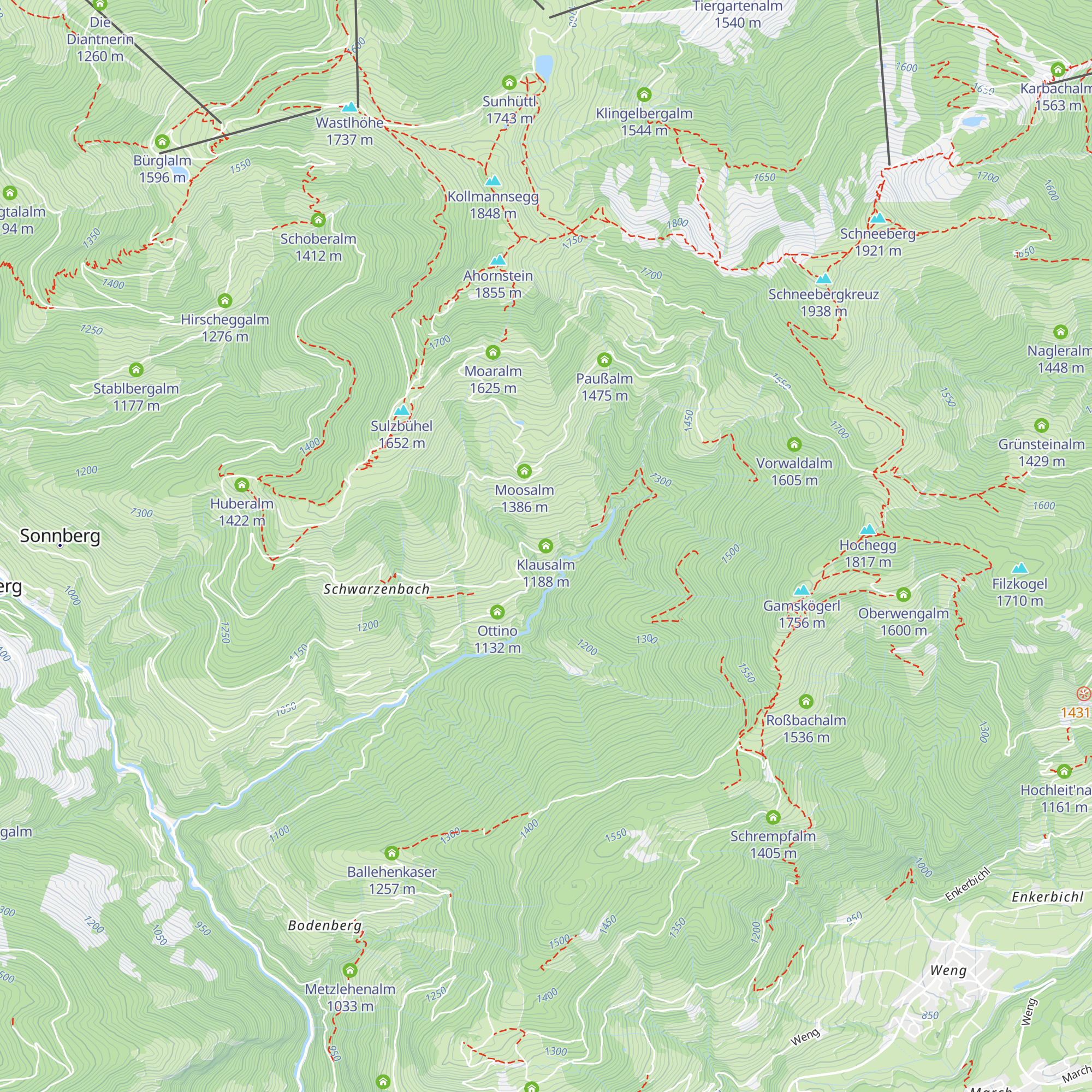 Klausalm map