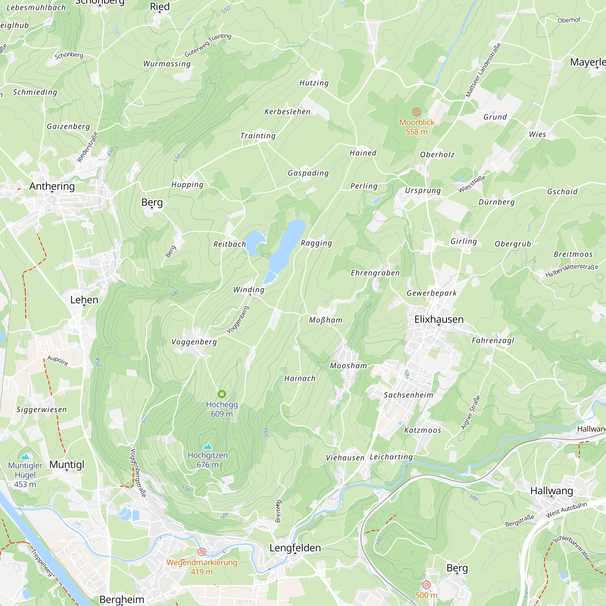 RST Moosham map