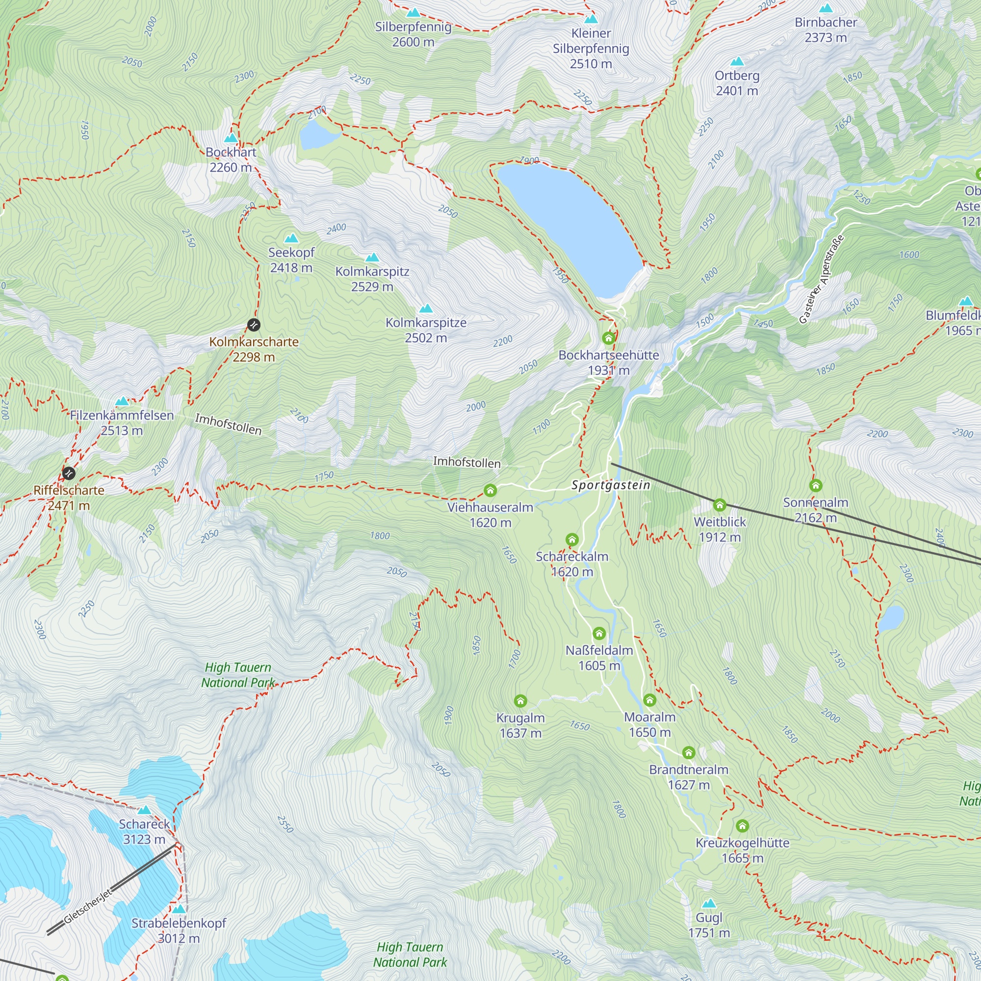 Viehhauseralm map