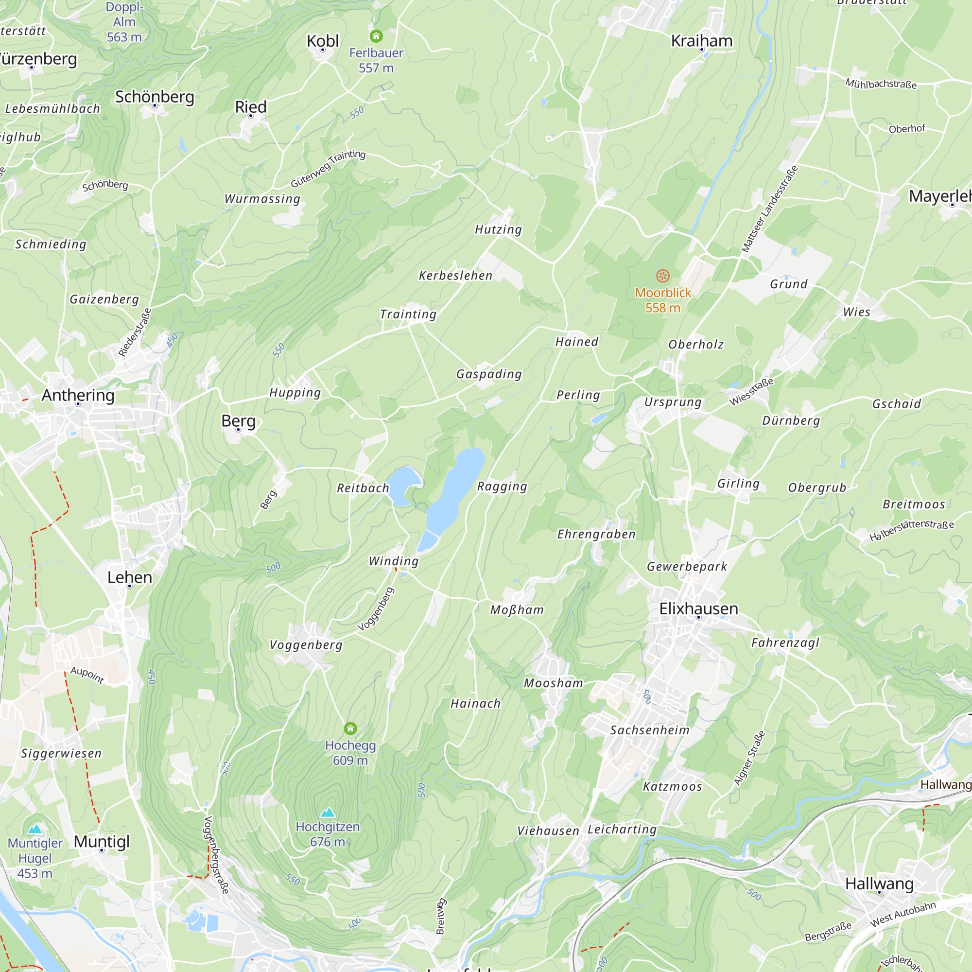 Oberraggingerhof map