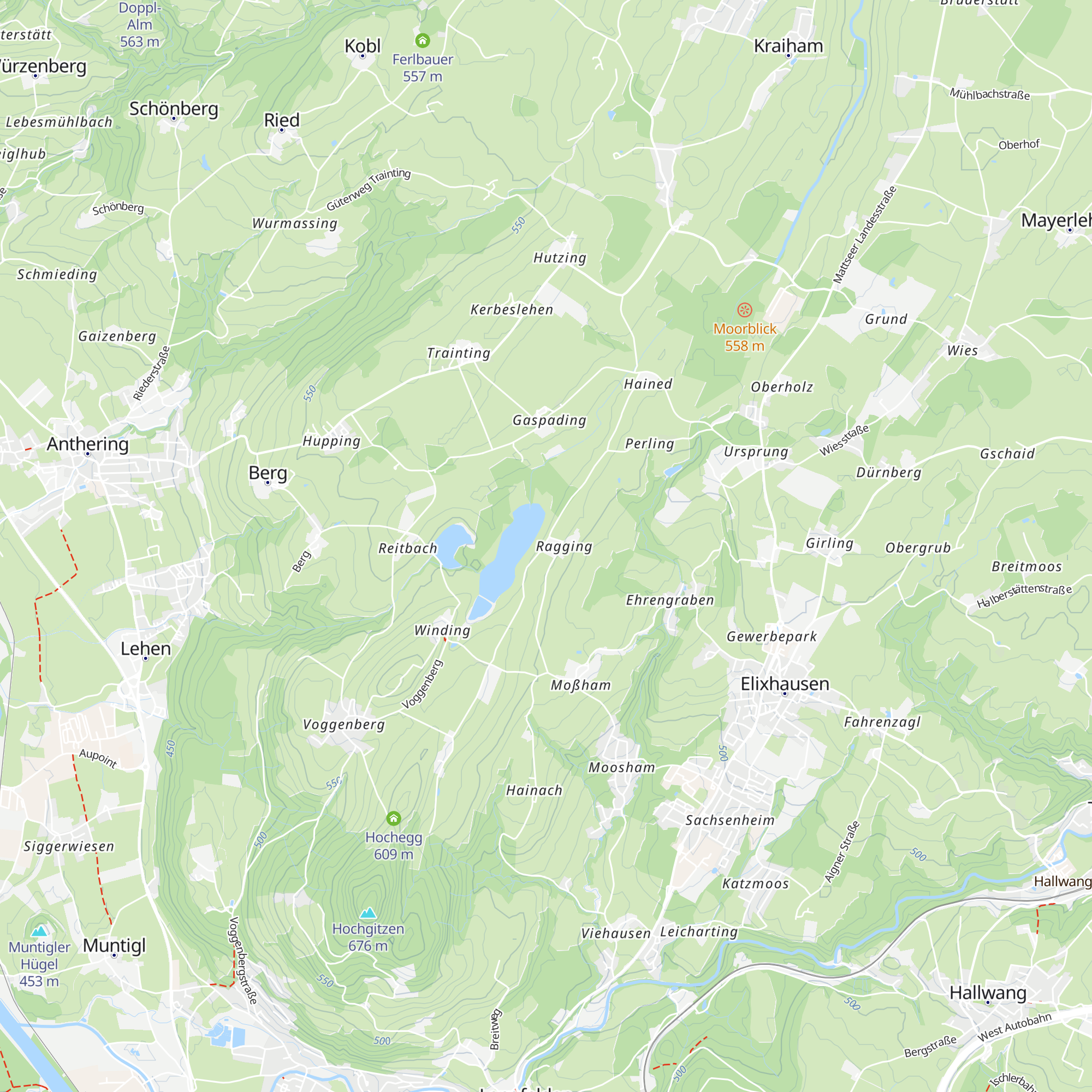 Oberraggingerhof map