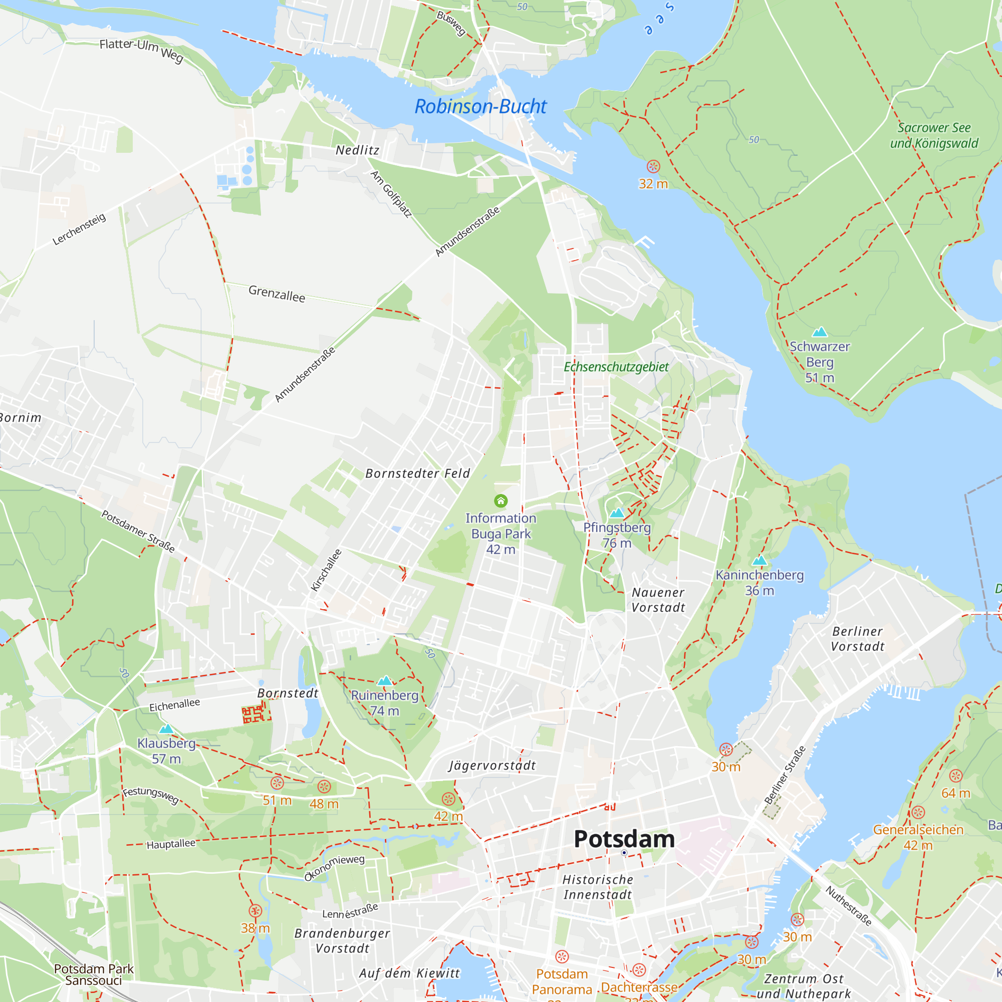 Information Buga Park map