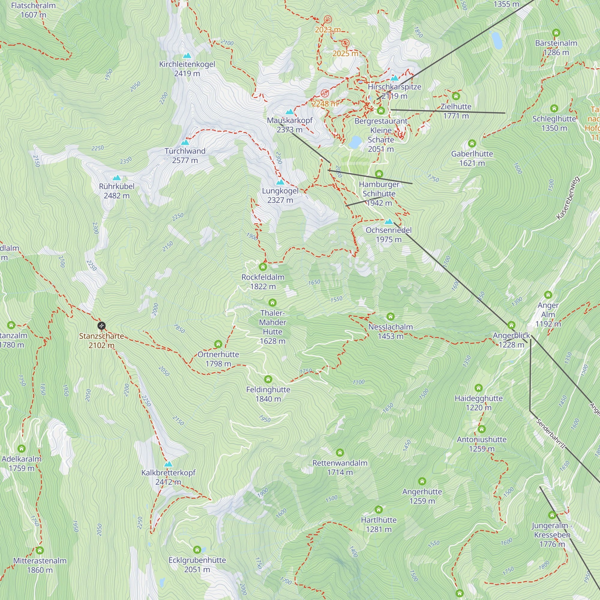 Kurzhütte map