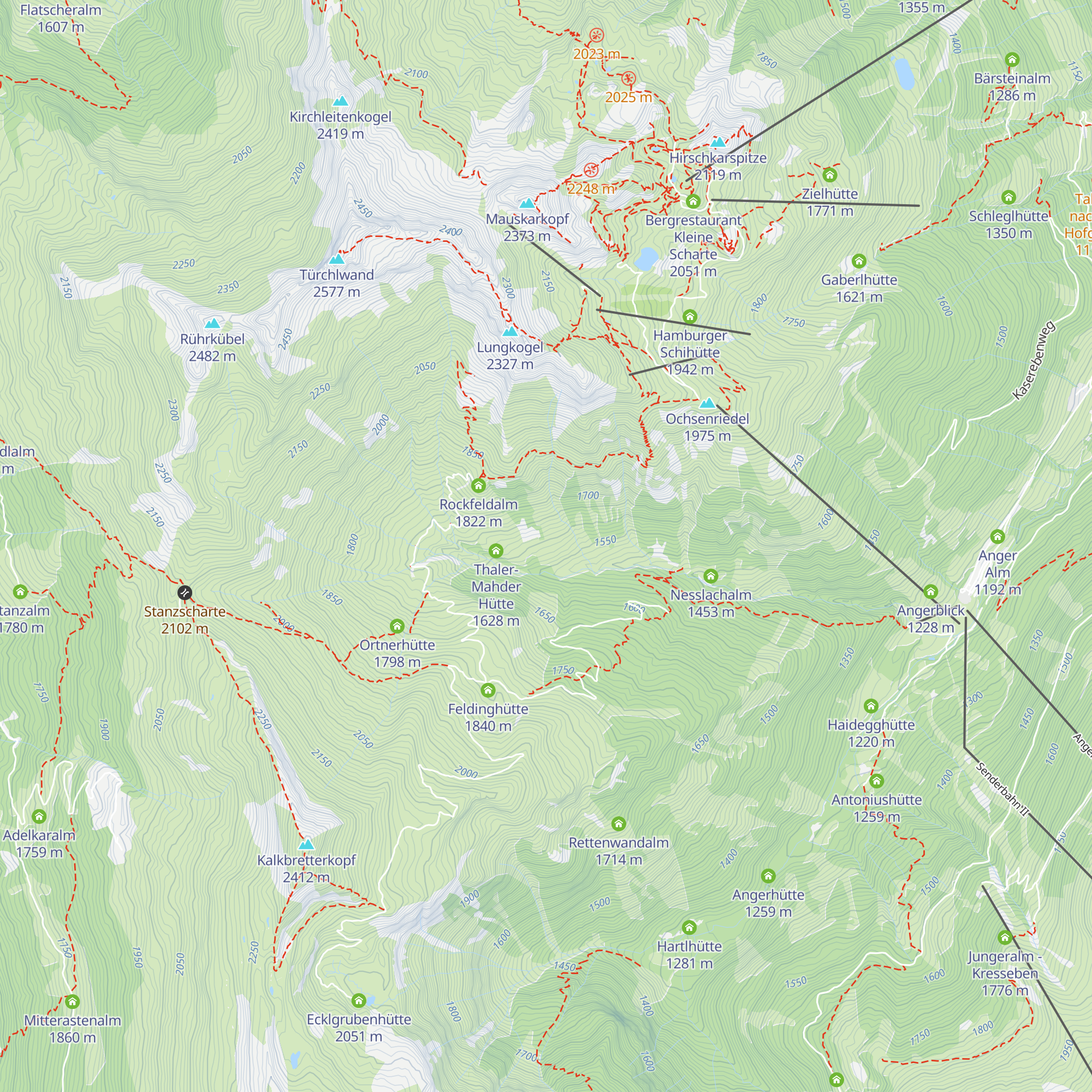 Kurzhütte map