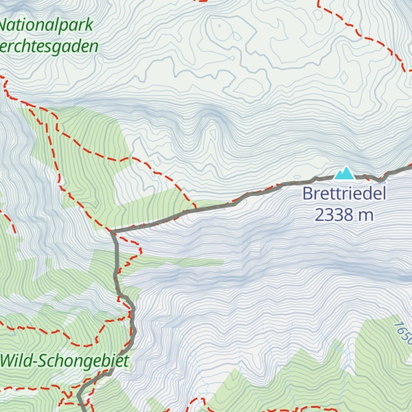 Map of Hohes Brett
