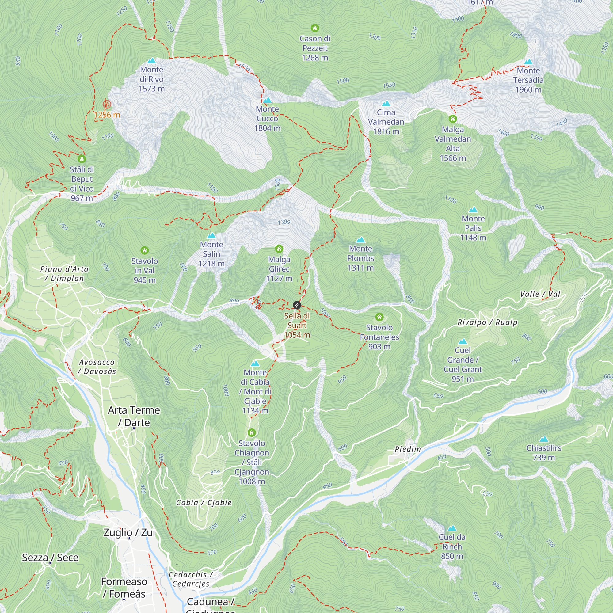 Stavolo Suart map