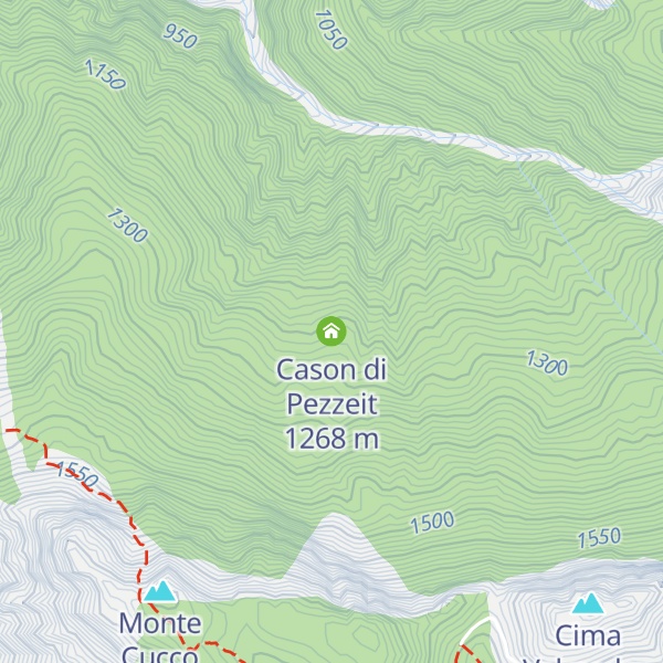 Map of Cason di Pezzeit