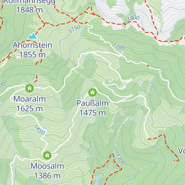 Map of Paußalm