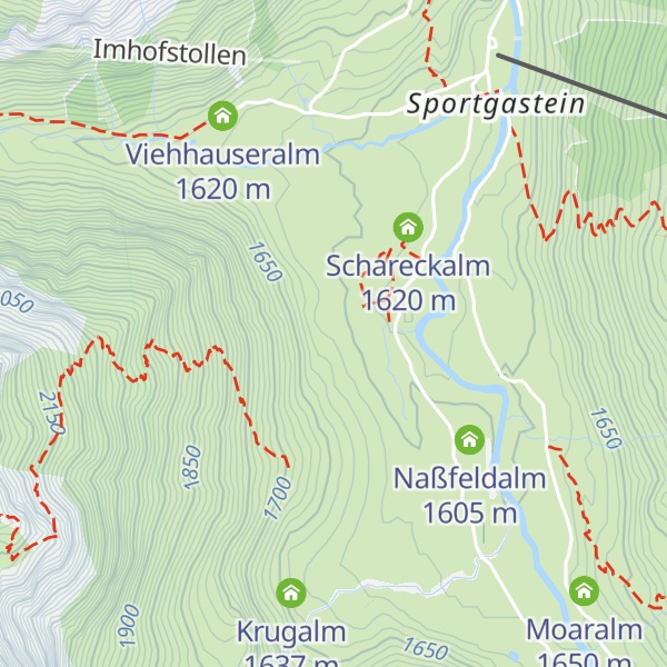Map of Pottingeralm