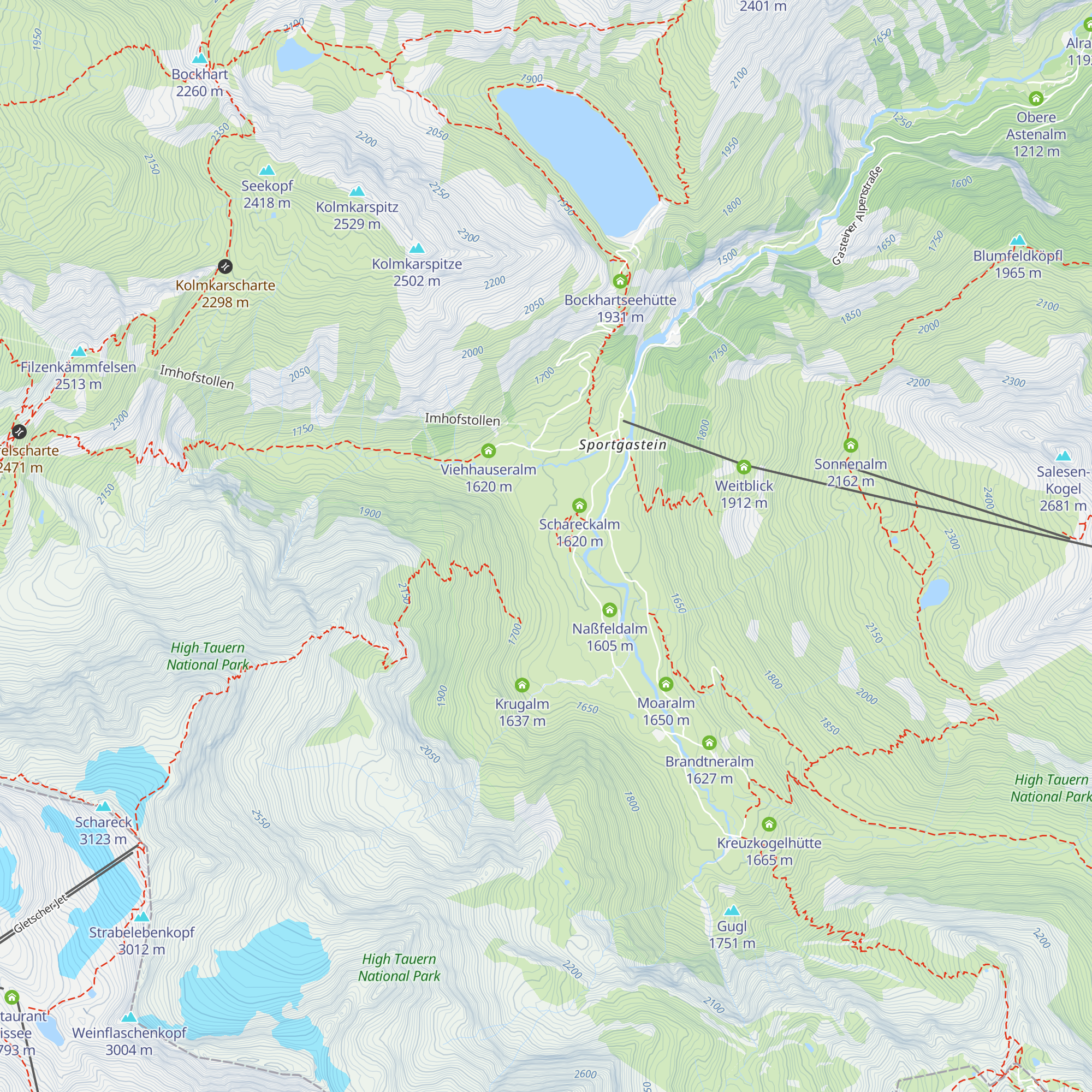 Moisesalm map
