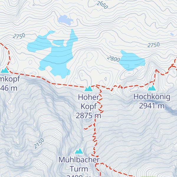 Map of Hoher Kopf