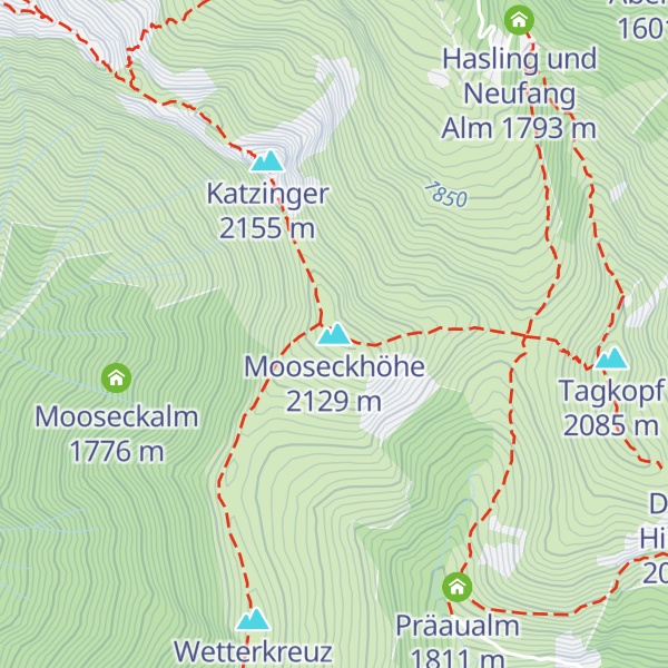 Map of Mooseckhöhe
