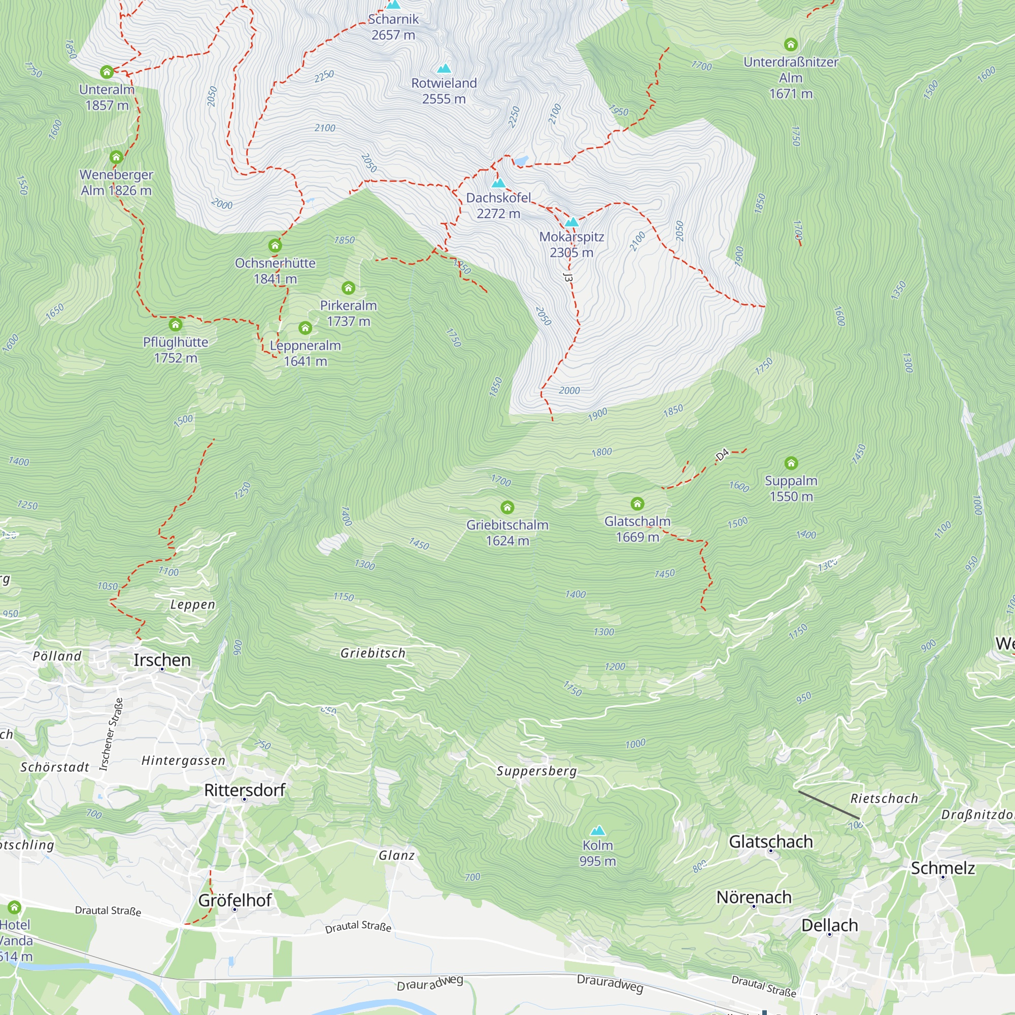 Griebitschalm map
