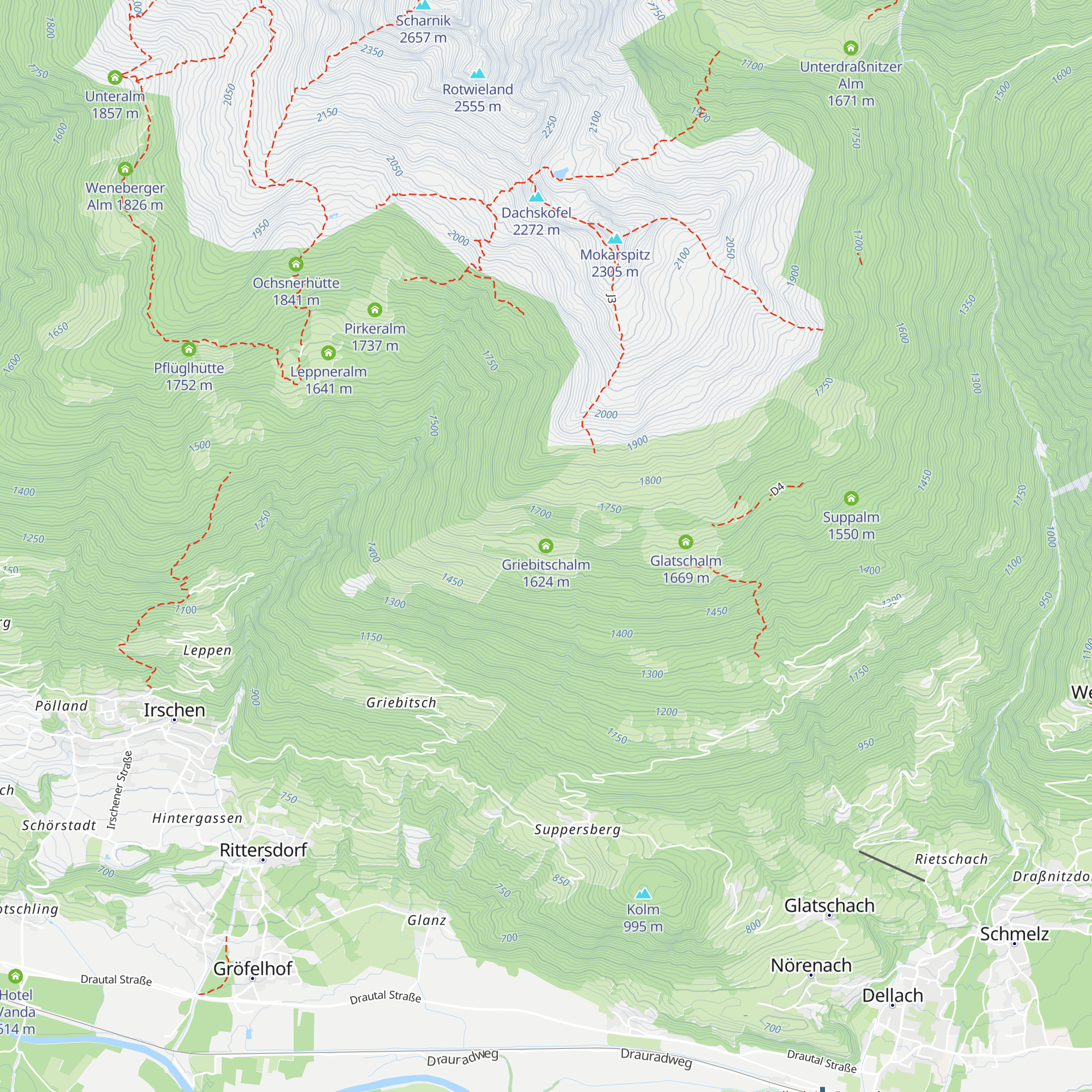 Griebitschalm map