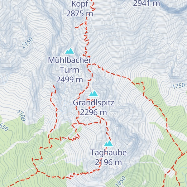 Map of Grandlspitz