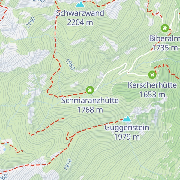 Map of Schmaranzhütte