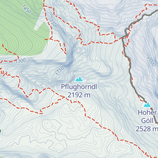 Map of Pflughörndl