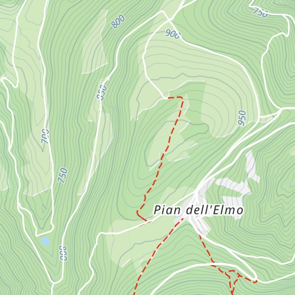 Map of Monte Moscosi