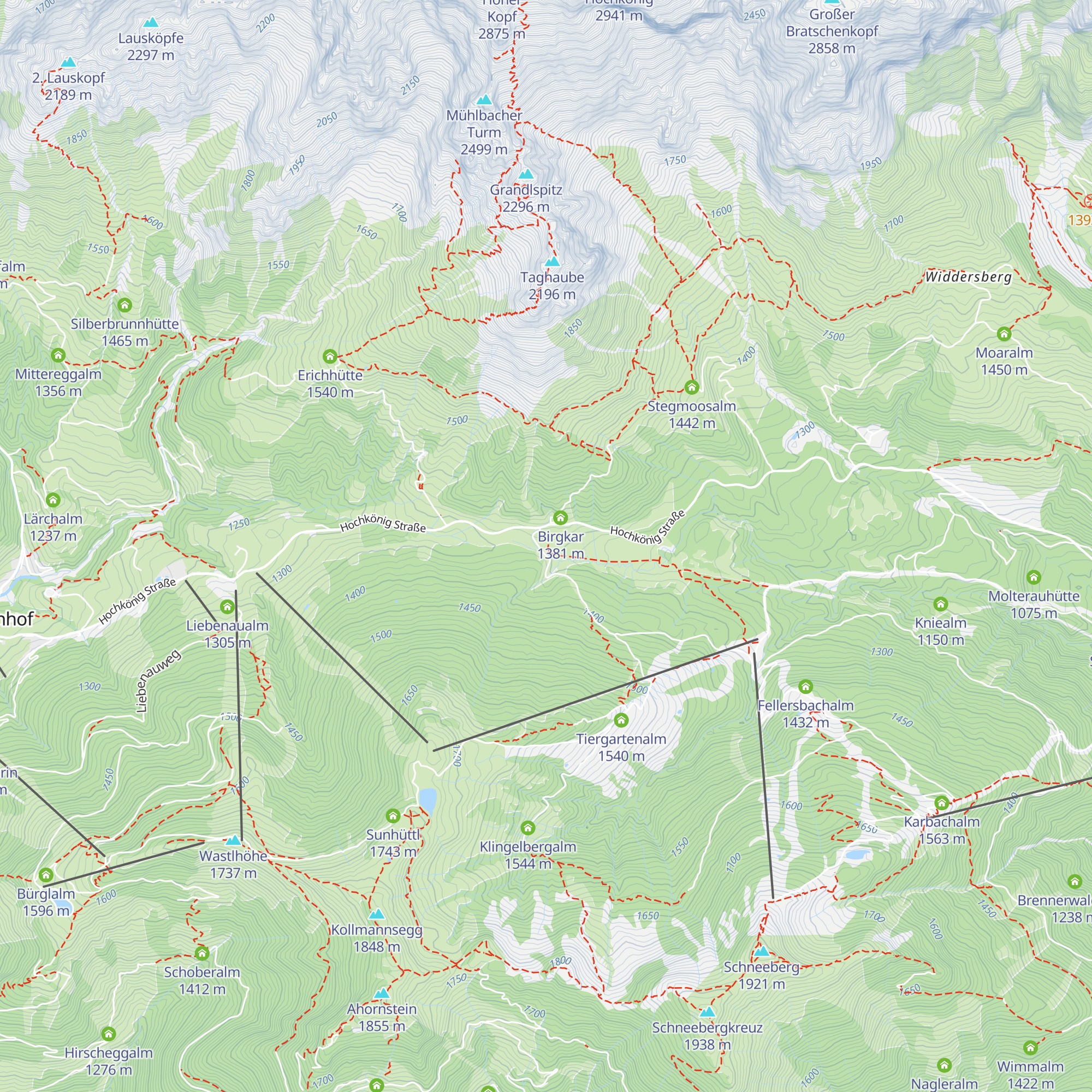Dientalm map