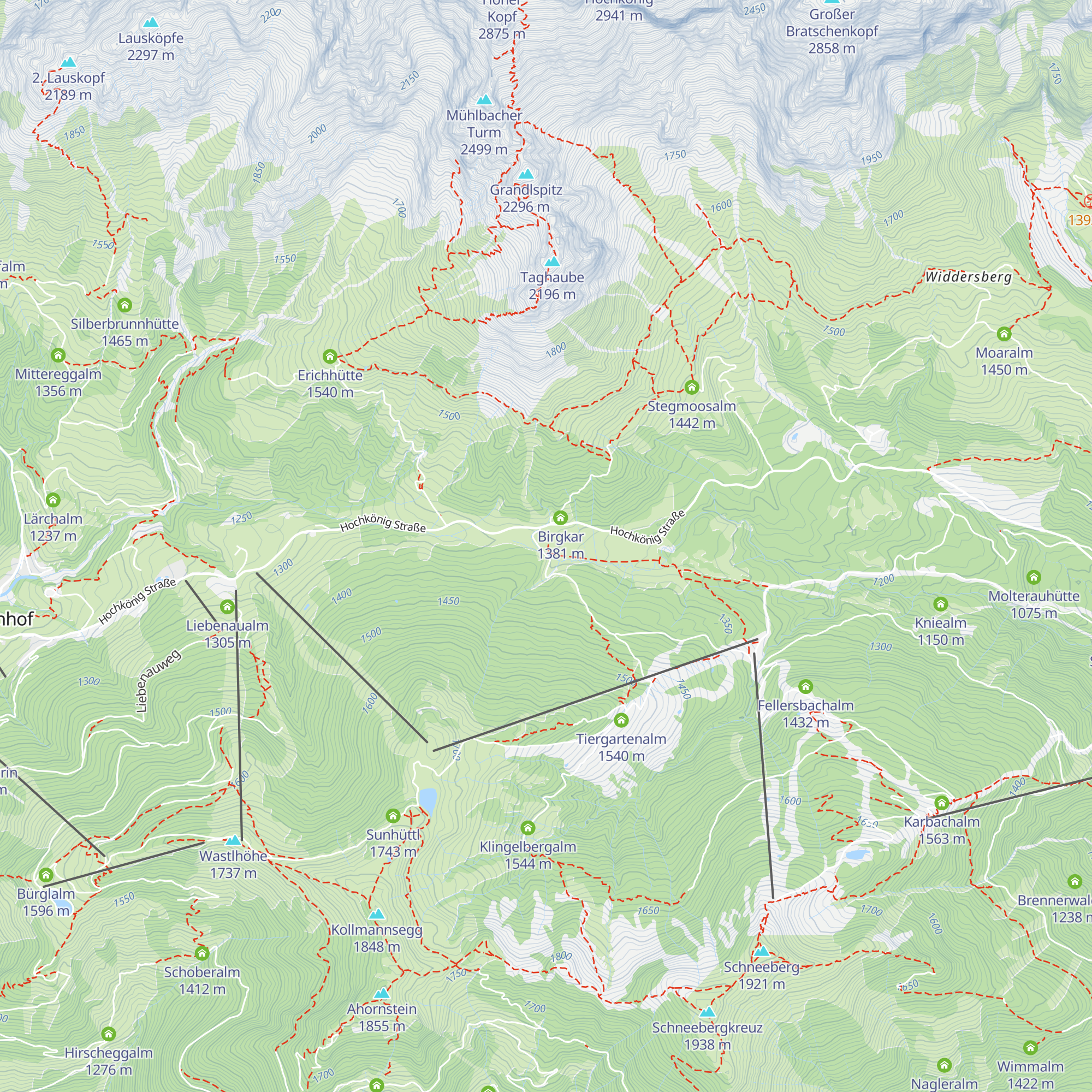 Dientalm map