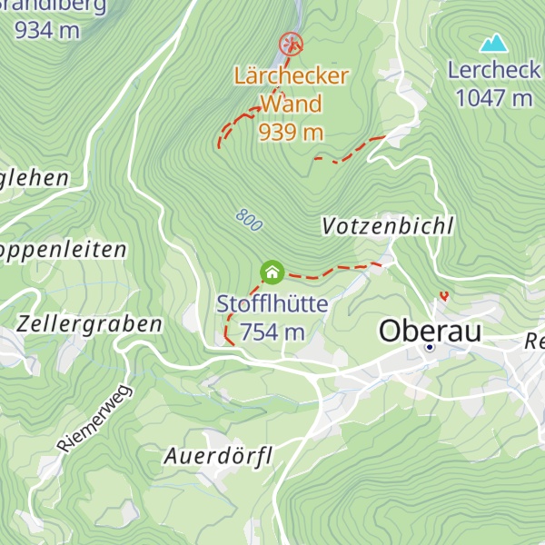 Map of Stofflhütte