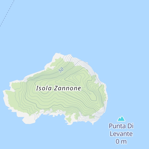 Map of Monte Pellegrino