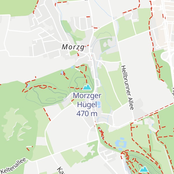 Map of Morzger Hügel