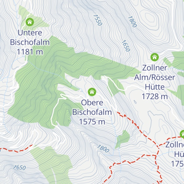 Map of Obere Bischofalm