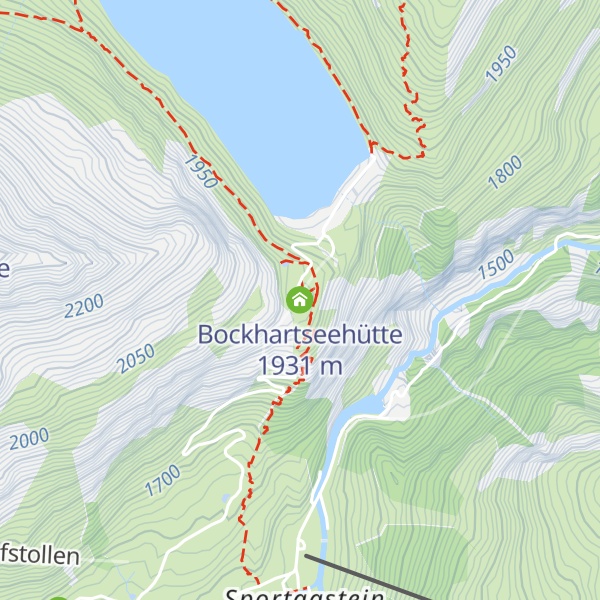 Map of Bockhartseehütte