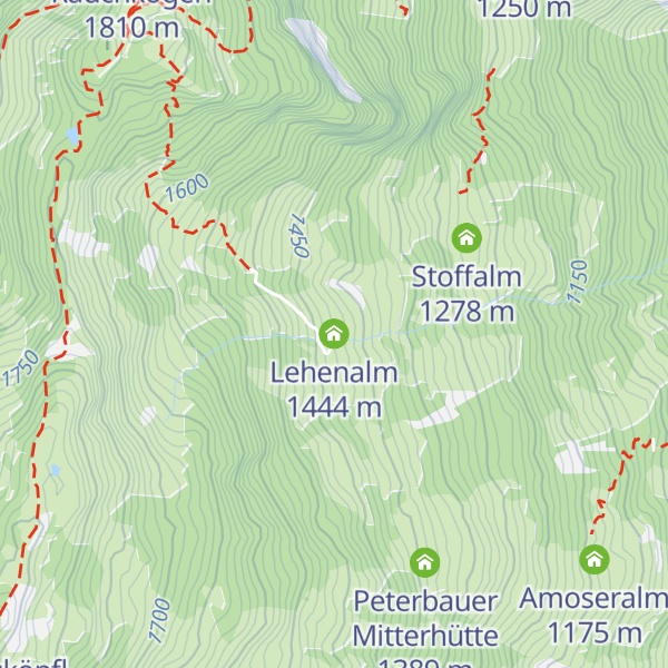 Map of Lehenalm